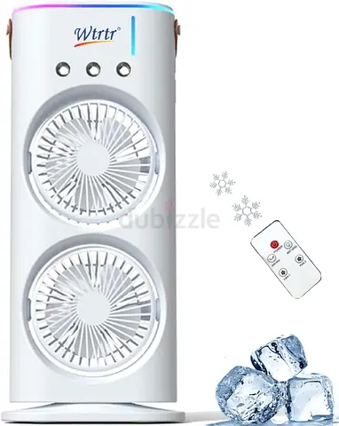 Portable Air Conditioner, Mini Air Cooler, USB Mini Fan, 280ml Evaporative Cooler, 3 Speeds, 3 Mist