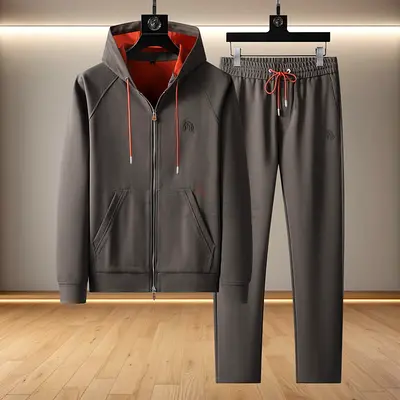 Hermes Casual Hoodie and Joggers Set