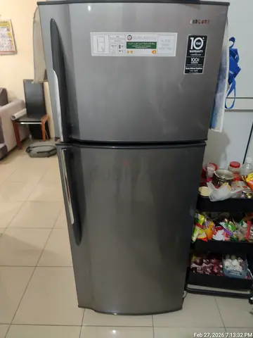Silver Double Door Refrigerator for Sale