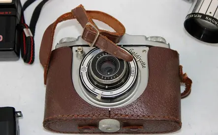 1950s Goldammer Goldixette 120 Roll Film Lens Camera -75mm f7.7 Lens untested