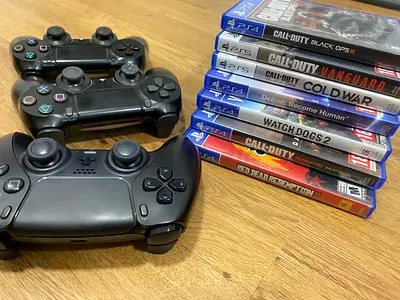 RAMADAN MEGA DEAL: PS5games and PS4 games Bundle (3 Controllers + 6 Top Games)