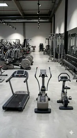 Technogym Treadmill + Crosstrainer + Upright Bike