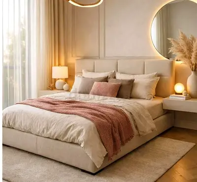 Elegant beautiful 160*200 Queen size Bed