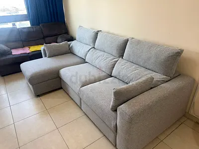 Ikea eskilstuna L shape sofa under storage