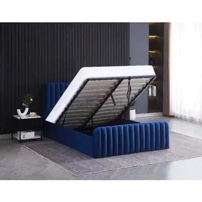 Custom Made Velvet Bed For Sale