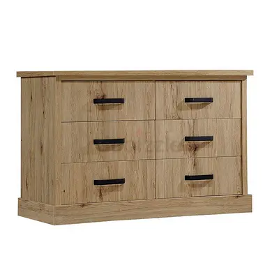 Elegant Wooden Dresser with 6 Drawers