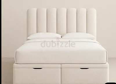 Elegant  twin size fabric Bed with Storage