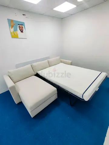 Ikea vimle beige color lshape sofabed with storage