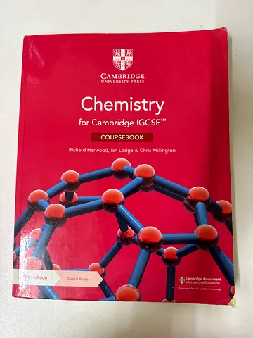 Chemistry for Cambridge IGCSE Coursebook