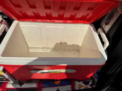 Red ICE Box Cooler for Outdoor Activities