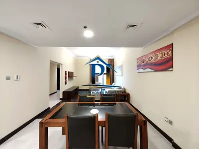CHILLER FREE LUXURIOUS FURNITURED 2 BHK INFRONT OF NMC HOSPITAL WITH BALCONY GYM POOL PARKING...,.