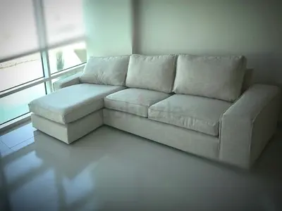 IKEA Kivik L Shape Sofa Beige