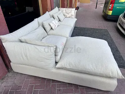 Marian Home Leather L shape sectional sofa