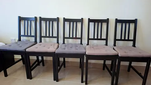 IKEA CHAIRS 5 for 100 aed