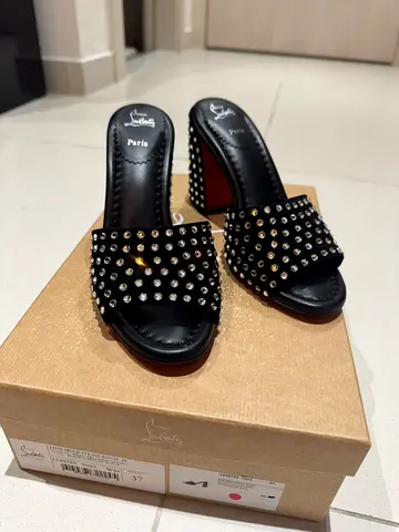 Brand New Christian Louboutin Heels with Rhinestones size 37