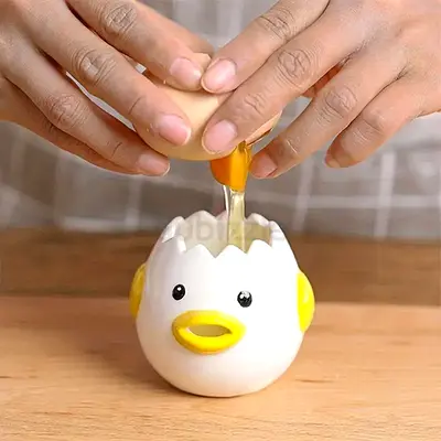 Cute Chick Egg Yolk White Separator – Creative Baking Tool Ceramic Filter | Ajman