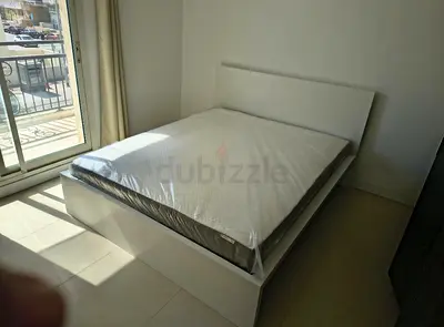 IKEA malam queen‑size bed (160 × 200 cm) with an IKEA mattress
