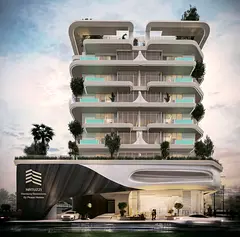 1BR Apartment | Natuzzi Harmony | Pool &amp; Skyline Views | Balcony Terrace