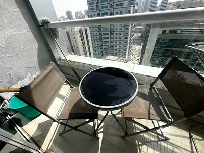 Lightweight Outdoor Tea Table Set – 1 Table + 2 Chairs