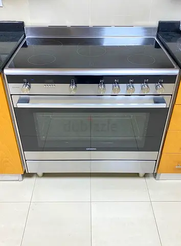 Siemens Iq700 Electric Ceramic Cooking Range 90x60cm Stove Oven Freestanding Made in Italy