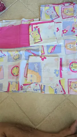 Barbie bedsheet and pillow case for sale