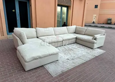 Home centre swin feather filled Corner Sofa without footstool
