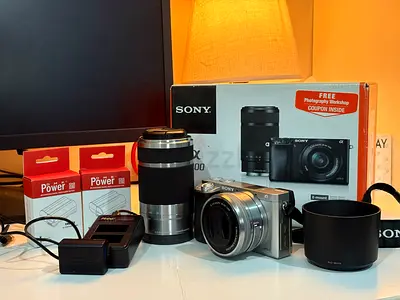Sony Alpha a6000 with 2 Lenses + Extras