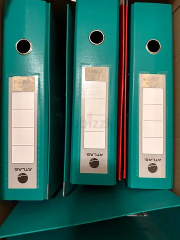 Set of Atlas File Folders
