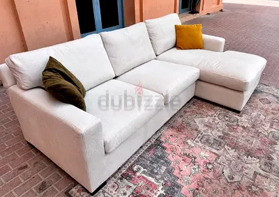 CrateBarrel axis feather 🪶filled sofa l shape