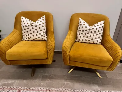 Lyric Velvet Armchair from home center