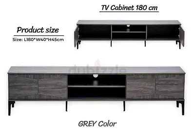 Stylish Grey TV Cabinet for Sale