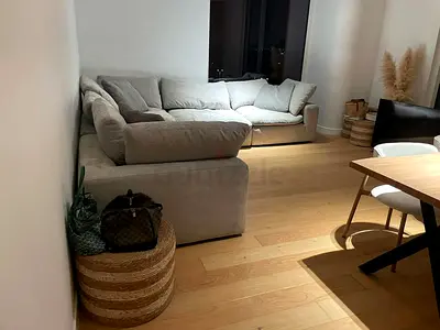 Great condition Pan Emirates Pianca corner modular sofa