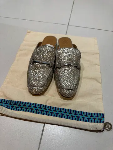 Brand new Tory Burch Glittering Slip-On Shoes size 37