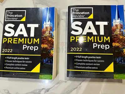 SAT premium prep practice book by Princeton
