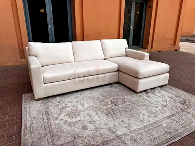 Amazing Condition Crate and Barrel axis sectional L Shape Sofa
