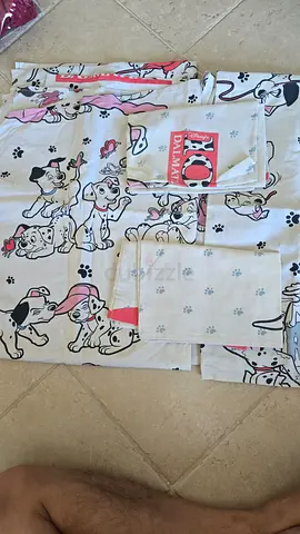 101 dalmatians bedsheet and pillow case for sale