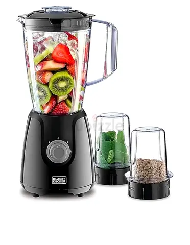 Black  Decker Blender with Chopper Attachments