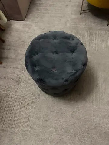 Stylish Velvet Ottoman