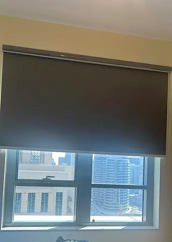 2 Roller Blinds Curtains