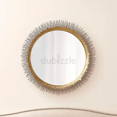 Crate  Barrel round 32 wall mirror