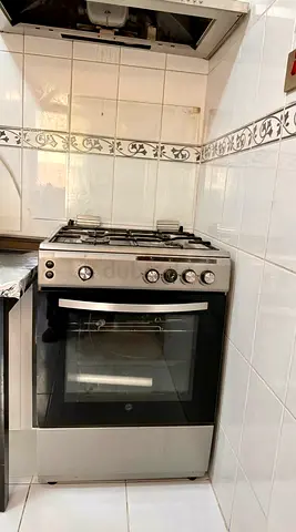 Silver Gas Cooker with Oven