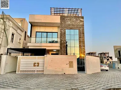 فيلا بسعر شامل رسوم التسجيل والتملك ولكهرباء والماء والمكيفات على الشارع الرئيسي جاهزة للسكن في أرقى مناطق عجمان تملك حر