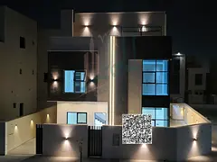 Corner villa on two asphalt streets in Al Helio 2, Ajman, close to the mosque and near Sheikh Mohamm