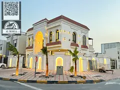 For sale in Al Helio 1, Ajman: a villa with 5 master bedrooms, a majlis, two living rooms, a kitchen