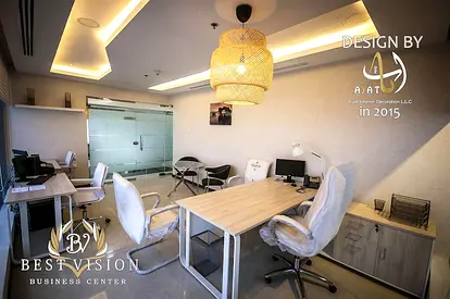 Price Starts from AED46,000 depends on  the size and design of the office / Well-Furnished Offices | Canal  Burj Khalifa View | Free Assistance