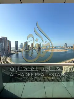 🏡 3 Bedroom Apartment – First Row on Al Taawun Corniche – Open Lake View – Chiller Free 