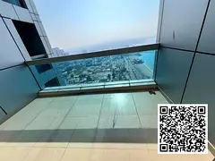 Spacious Ocean And Sharjah View 1BHK For Sale
