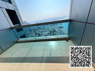 Spacious Ocean And Sharjah View 1BHK For Sale