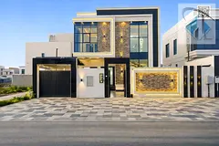 Modern villa for sale in Ajman, Al Yasmin area, with electricity and water connections, at a special