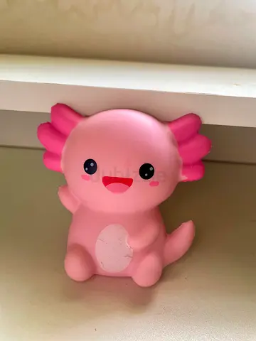 Cute Pink Axolotl Figure